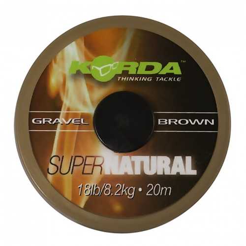 Korda - Super Natural Braided Hooklink 18 lb - 20 m