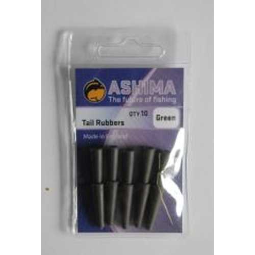 Ashima Tail Rubbers Dark Green 10 Stck