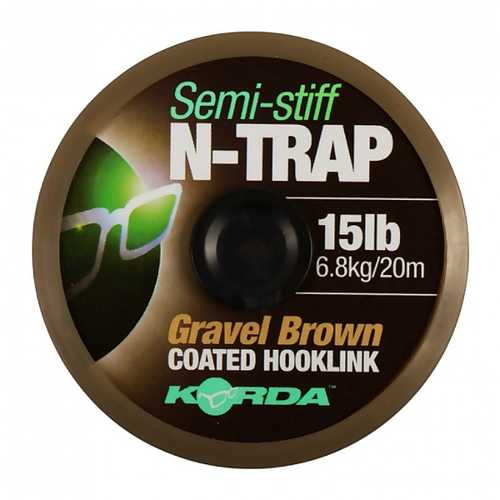 Korda - N-Trap Semi-Stiff Gravel Brown 15 lb, 20 lb und...